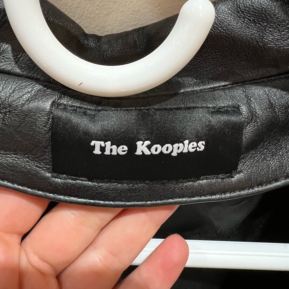 The Kooples Underground Velvet Lambskin Collar Jacket - Picture 2 of 7